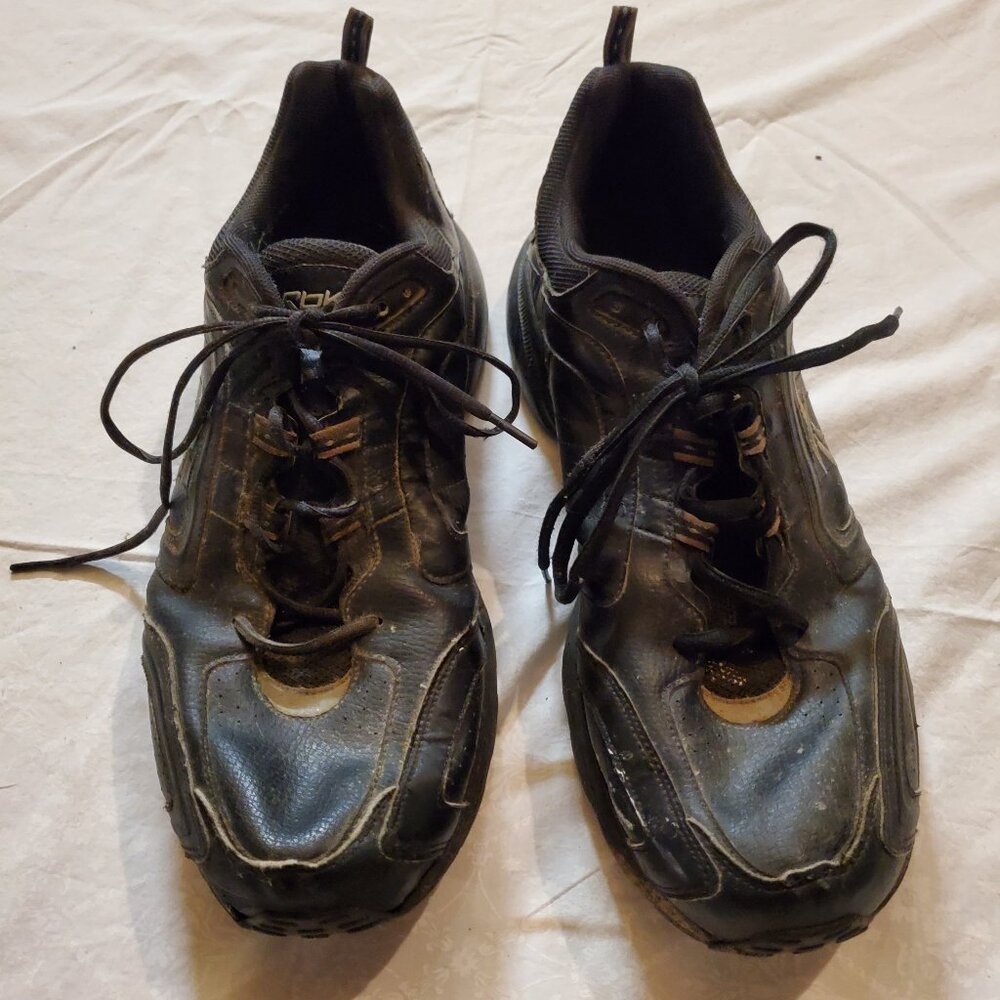 Reebok Black Athletic Sneaker Shoes - Size 16